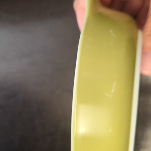PYREX #700 10 oz. OVAL Mini Individual Au Gratin Baking Dish Avocado GREEN - Picture 5 of 6